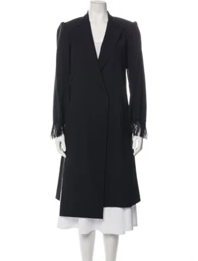 Pre-owned Yohji Yamamoto Wool Coat In Black