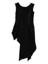 Yohji Yamamoto Abito Leather Piping In Black