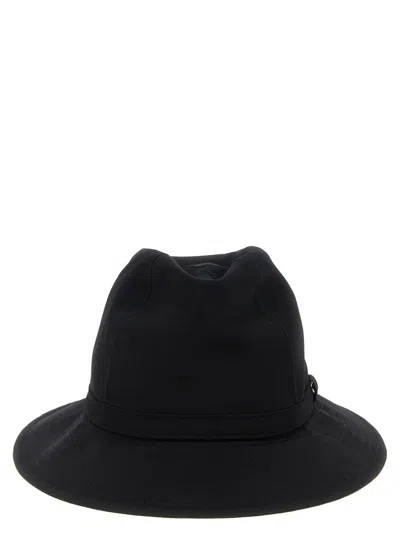 YOHJI YAMAMOTO YOHJI YAMAMOTO 'WOOL GABARDINE FEDORA' HAT