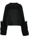 Yohji Yamamoto Wool Jacket In Black