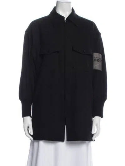 Pre-owned Yohji Yamamoto Wool Jacket In Blue