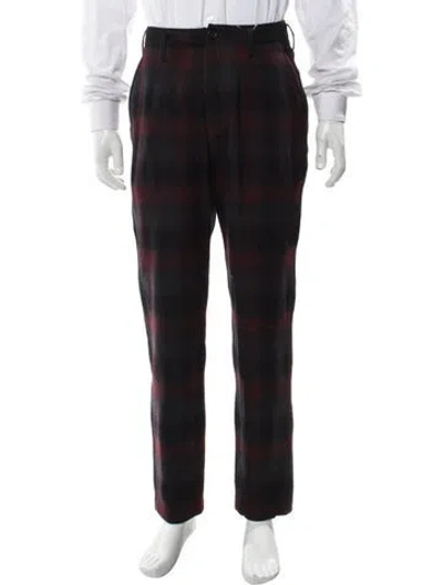 Pre-owned Yohji Yamamoto Wool Pants W/ Tags In Red
