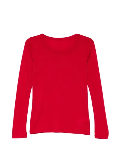 Yohji Yamamoto Wool Round-neck Long-sleeve T-shirt In Multi