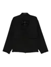 Yohji Yamamoto Black Gabardine Standard Jacket In Black