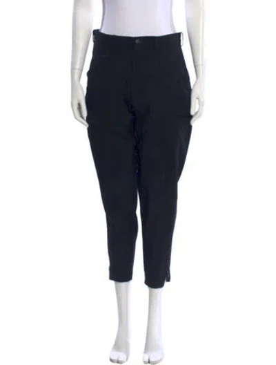 Pre-owned Yohji Yamamoto Wool Skinny Leg Pants In Black
