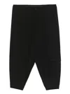 Yohji Yamamoto Wool Trousers In Black
