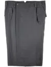 Yohji Yamamoto Wool Trousers In Black