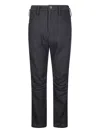 Yohji Yamamoto Gathered Knee Pants With Tailored Fit And Structured Silhouette In Gray
