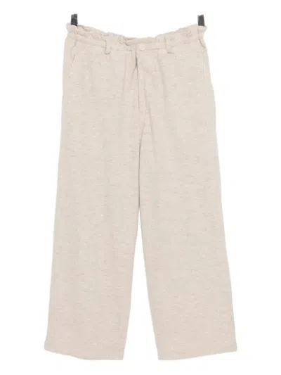 Yohji Yamamoto Wool Trousers In Neutral