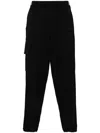 Yohji Yamamoto Y-3 X Adidas Sport Uniform Cargo Pants In Black Polyester In Schwarz