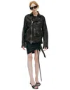 Yohji Yamamoto X Backlash Leather Jacket In Black