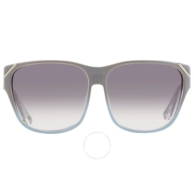 Yohji Yamamoto X Linda Farrow Grey Gradient Square Unisex Sunglasses Yy15 Pick C2 In Blue / Grey