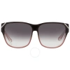Yohji Yamamoto X Linda Farrow Grey Gradient Square Unisex Sunglasses Yy15 Pick C4 In Black / Grey / Ink / Pink