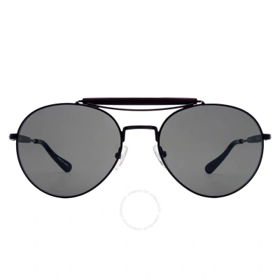 Yohji Yamamoto X Linda Farrow Light Grey Round Unisex Sunglasses Yy12 Rider C3 In Black / Grey