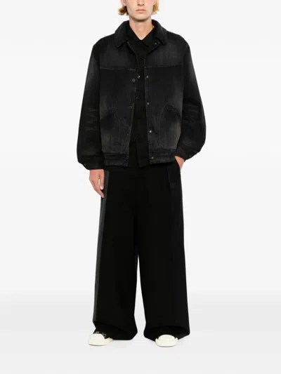 Yohji Yamamoto X Minedenim Denim Jacket In Black