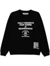Yohji Yamamoto Neighborhood Crew Neck Graphic Print Sweatshirt In Schwarz