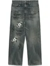 Yohji Yamamoto X Neighborhood Savage Denim Dp Basic Pants In Blue