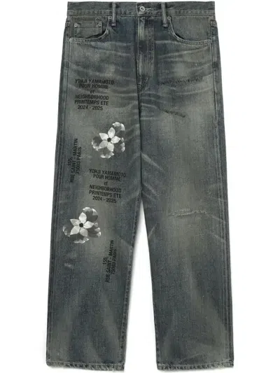 Yohji Yamamoto X Neighborhood Savage Jeans In Blue