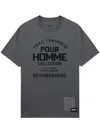 Yohji Yamamoto Gray Neighborhood Edition Ss Tee-2 T-shirt In Grey