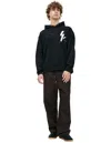 Yohji Yamamoto X New Era Logo Hoodie In Black