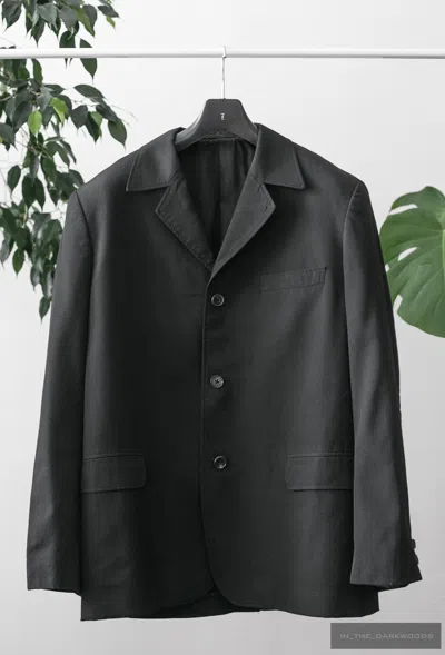 Pre-owned Yohji Yamamoto X Ys For Men = 1 Day Offer = Tailored Wool Blazer In Black