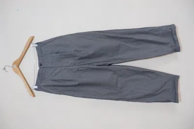 Pre-owned Yohji Yamamoto X Ys For Men Pleats Wool Pants Wide Leg In Grey