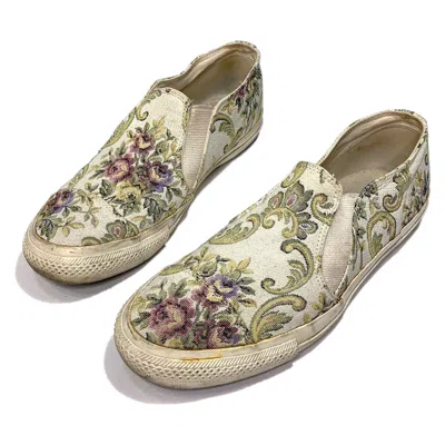 Pre-owned Yohji Yamamoto X Ys For Men Ss11 Floral Slip-on Sneakers