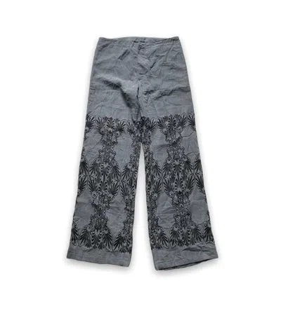 Pre-owned Yohji Yamamoto X Ys For Men Yohji Yamamoto Y's For Men Paisley Pants In Grey