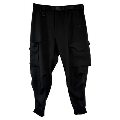 Yohji Yamamoto Y-3 X Adidas Sport Uniform Cargo Pants In Black Polyester