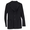 Yohji Yamamoto Y's By  Single-breasted Blazer With Pockets In Black Wool In Black
