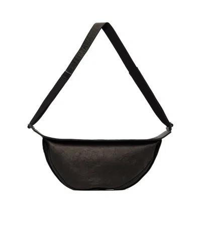 Yohji Yamamoto Y Crossbody Bag In Black