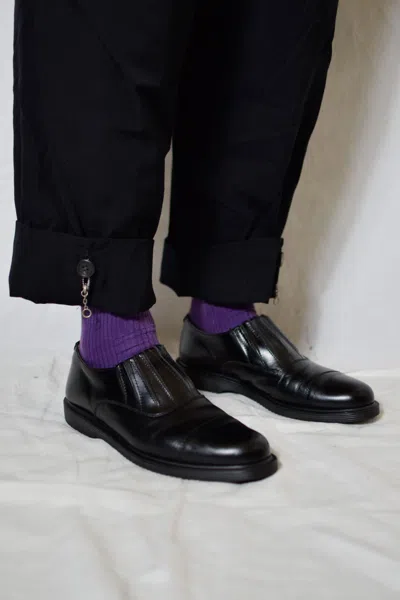 Pre-owned Yohji Yamamoto Y's For Men Slip-on Shoes - Ml-a41-705 In Black