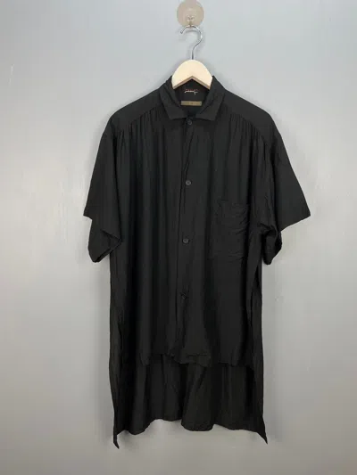 Pre-owned Yohji Yamamoto Y's  Design Button Up Shirt In Black