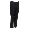 Yohji Yamamoto Y's  Wool Insert Panels Topstitch Tape Pants In Black