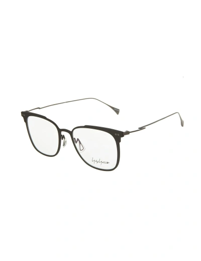 Pre-owned Yohji Yamamoto Yy3026 Optical Glasses - Dark Grey Metal