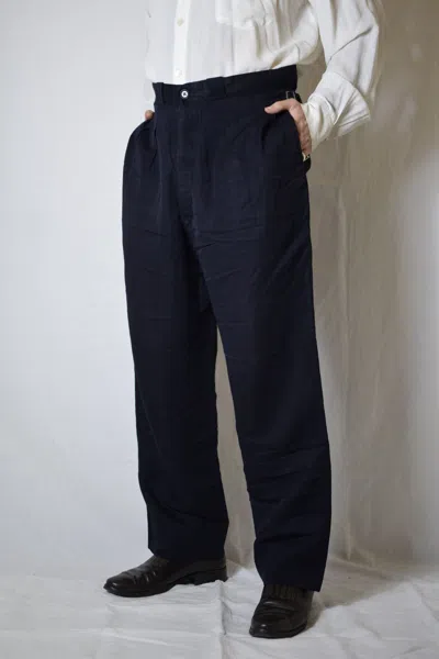 Pre-owned Yohji Yamamoto Yyph Ss07 Wide Pants - Ht-p07-203 In Blue