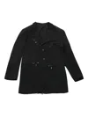 Yohji Yamamoto Zip Detail Jacket In Black