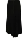 Yohji Yamamoto Zip-detail Shorts In Black