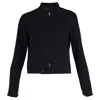 Yohji Yamamoto Zip Jacket In Navy Blue Wool In Blue