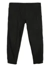 Yohji Yamamoto Zip Painter Pants In Black