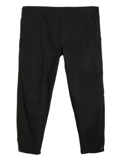 Yohji Yamamoto Zip Painter Pants In Black