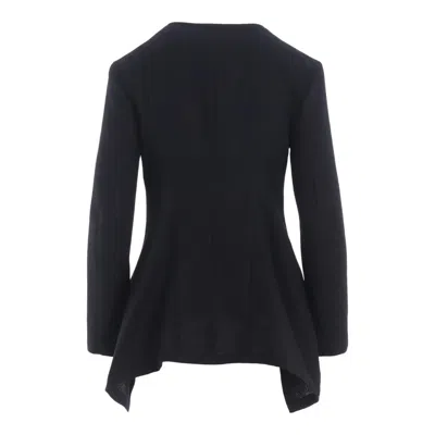 Yohji Yamamoto Zip Slim Jacket In Blue