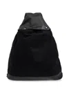 Yohji Yamamoto Zipped Backpack In 黑色