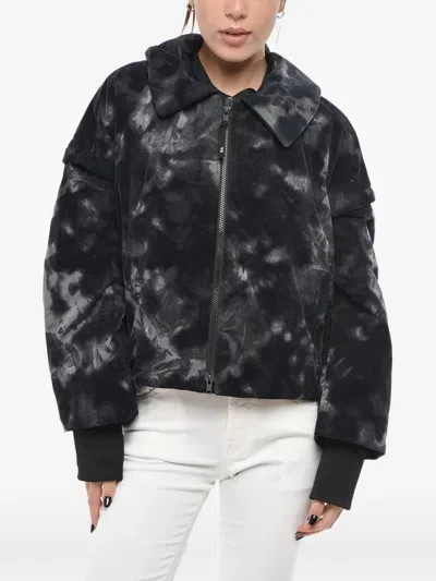 Yohji Yamamoto Zip-up Jacket In Animal Print