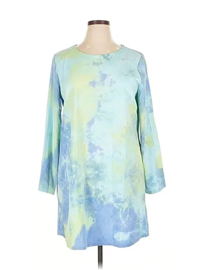 Pre-owned Yoins Casual Dress In Blue