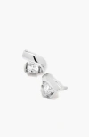 Yoj Afar Stud Earrings In Silver