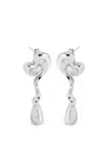 Yoj Agapi Drop Earrings In Orange