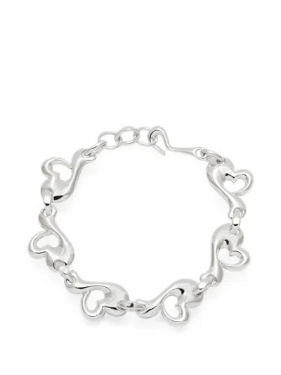Yoj Agapi Heart-link Bracelet In Pattern