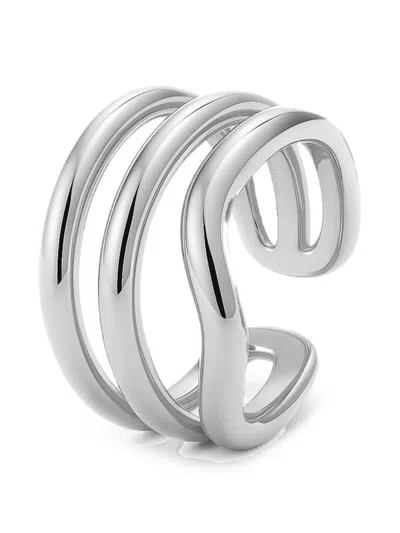 Yoj Arce Multi-band Ring In Purple
