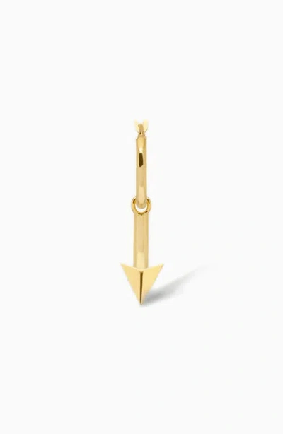 Yoj Arrow Single Hoop In Gold